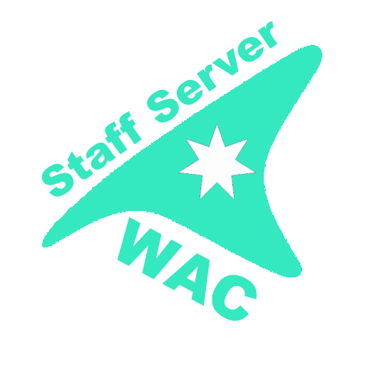 WAC staff server badge